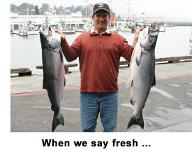Mike with FRESH Fish